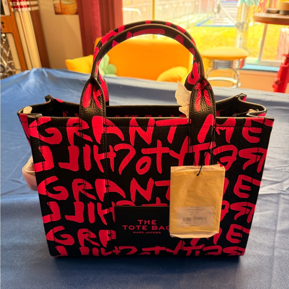 Marc Jacobs Stephen Sprouse Limited Edition Medium Graffiti Pink
